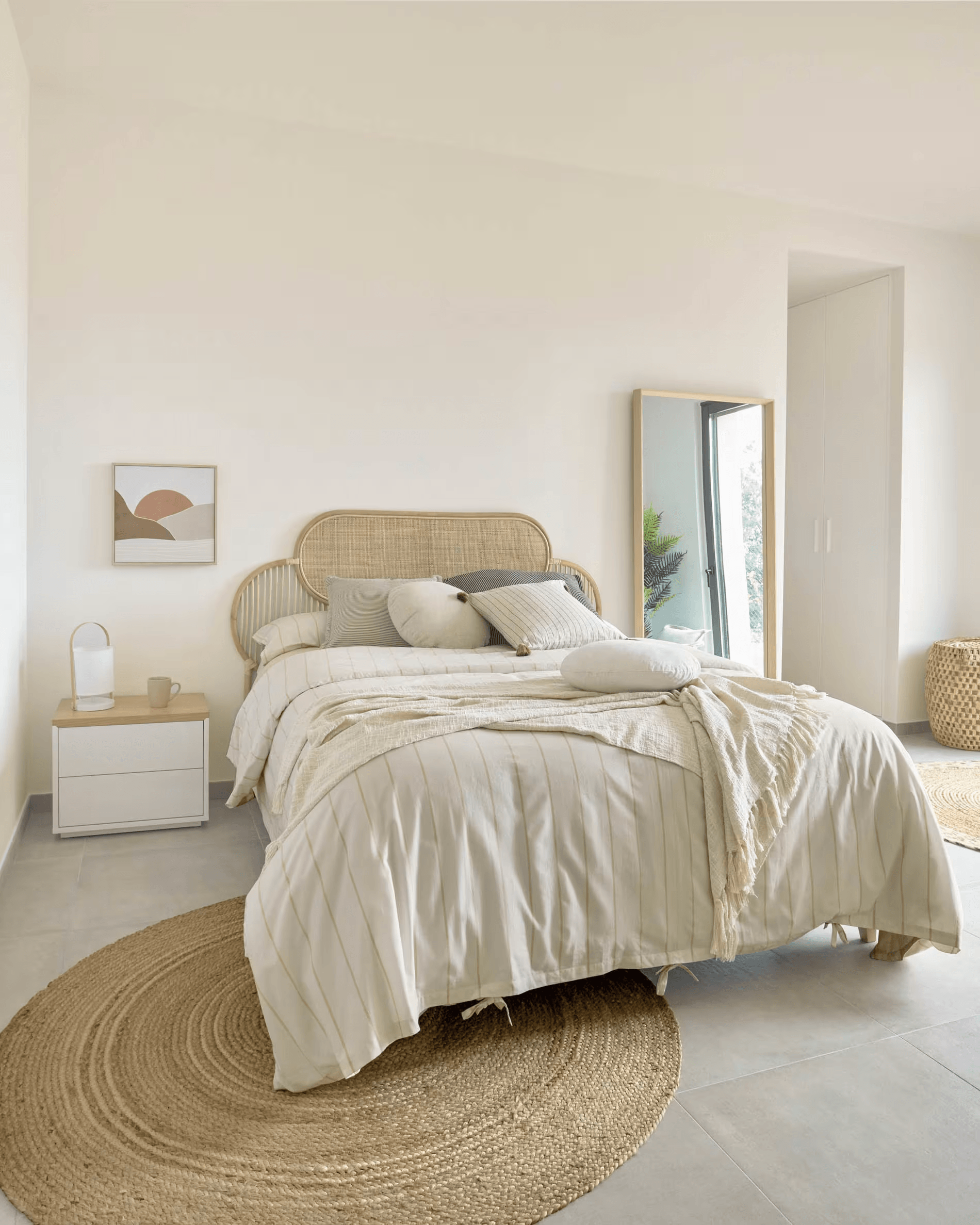Lustro NERINA drewniana rama – Kave Home