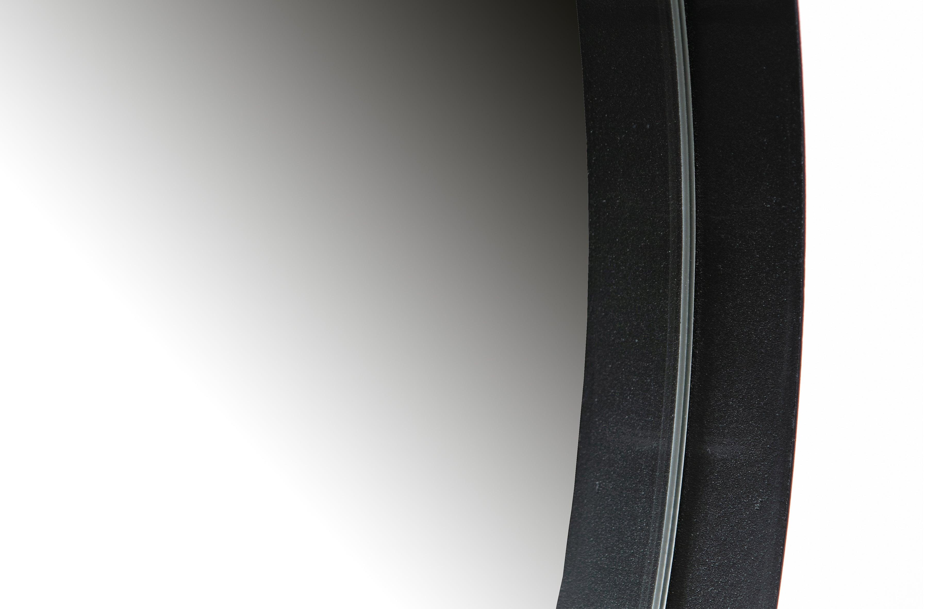 Lustro okrągłe DOUTZEN czarna rama Woood    Eye on Design