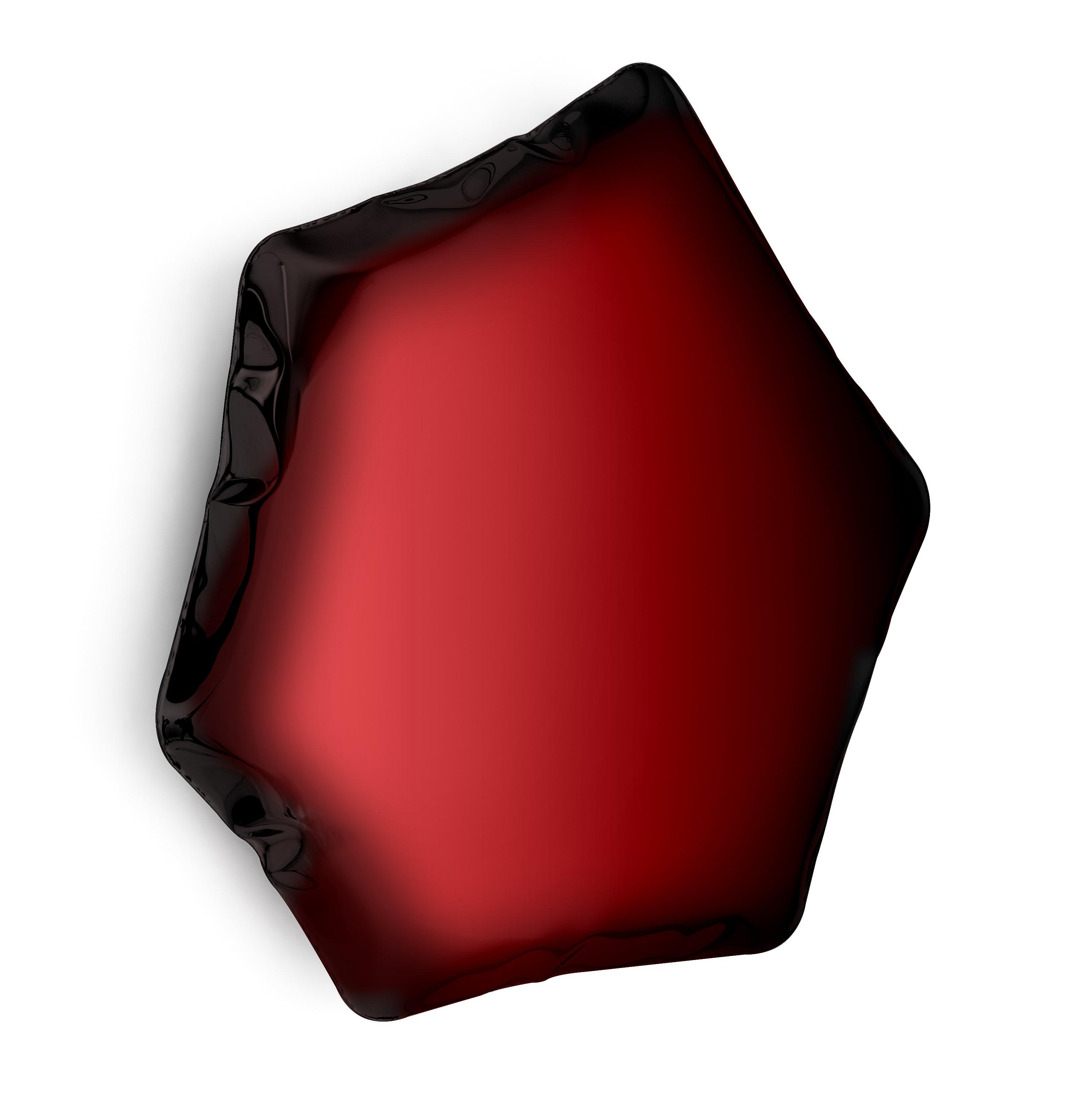 Lustro TAFLA C transitions czerwony rubin Zieta Studio C6   Eye on Design