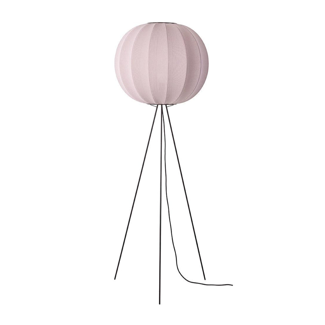 High tripod floor lamp KNIT-WIT light pink