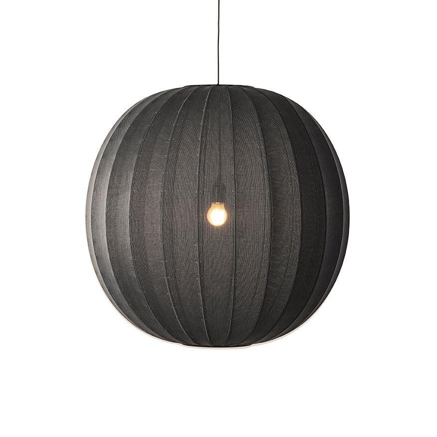 Lampa wisząca KNIT-WIT ROUND czarny – Made by Hand