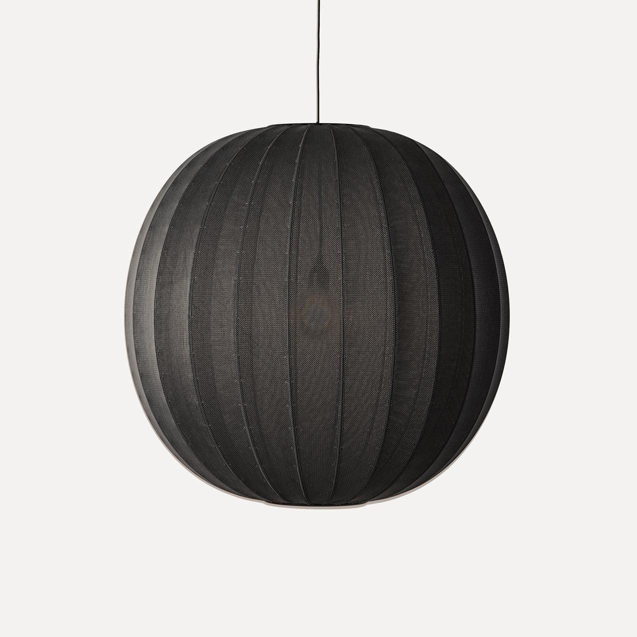 Lampa wisząca KNIT-WIT ROUND czarny – Made by Hand