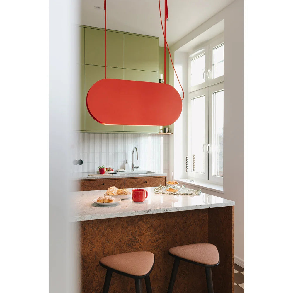 Gelbe Hängelampe MALUMI