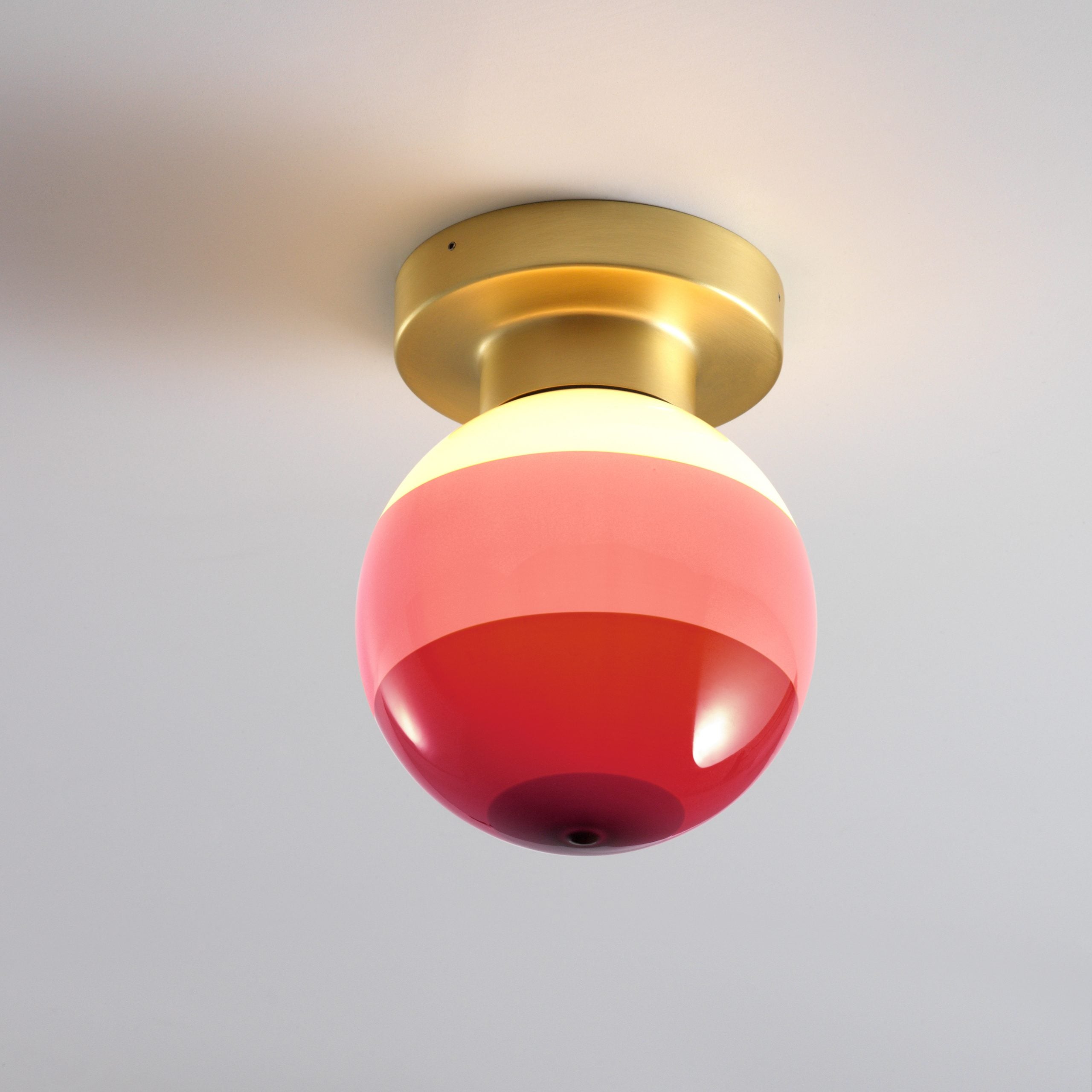 Ceiling lamp DIPPING burgundy