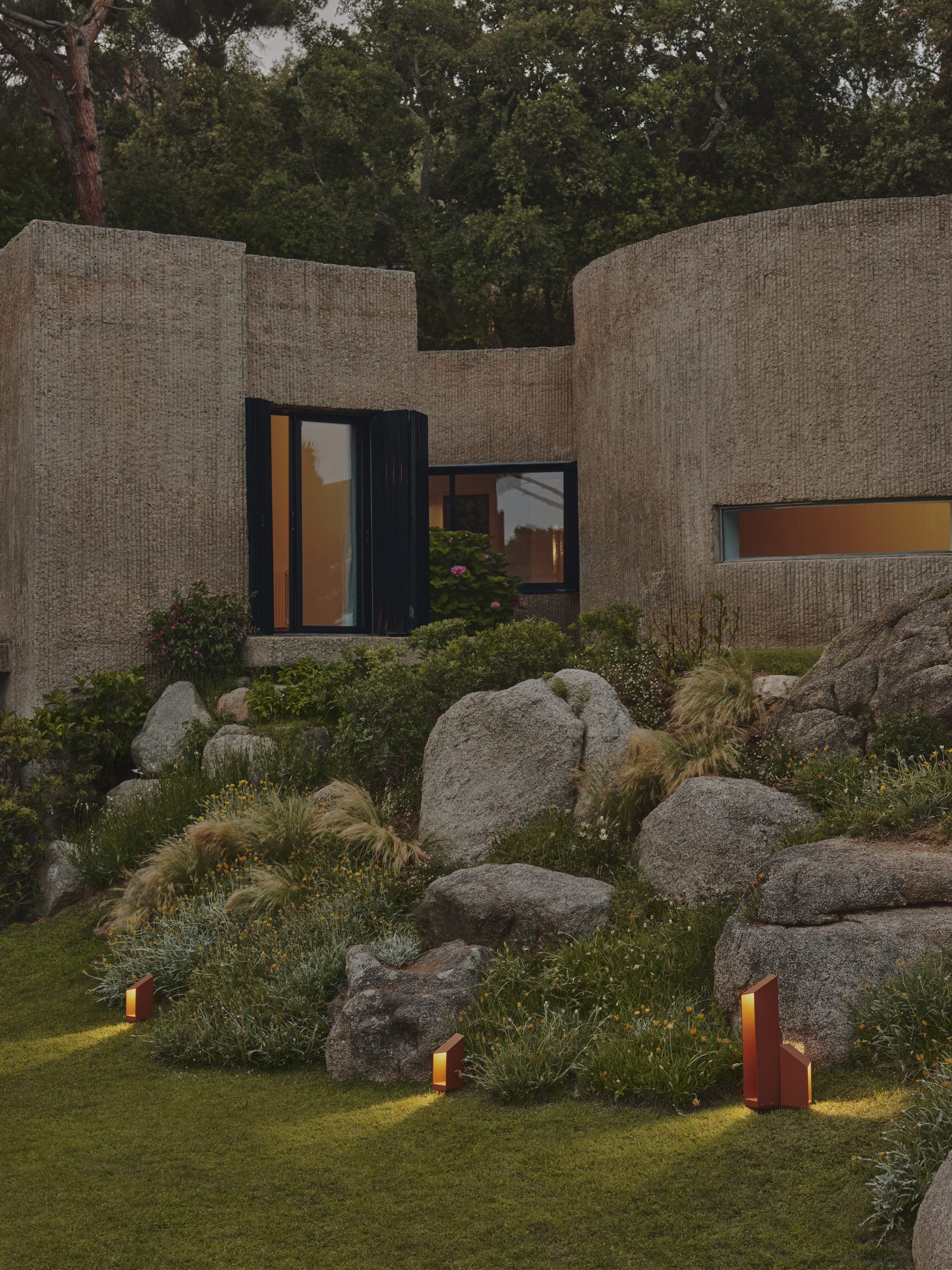 Außenlampe DOMUS braun