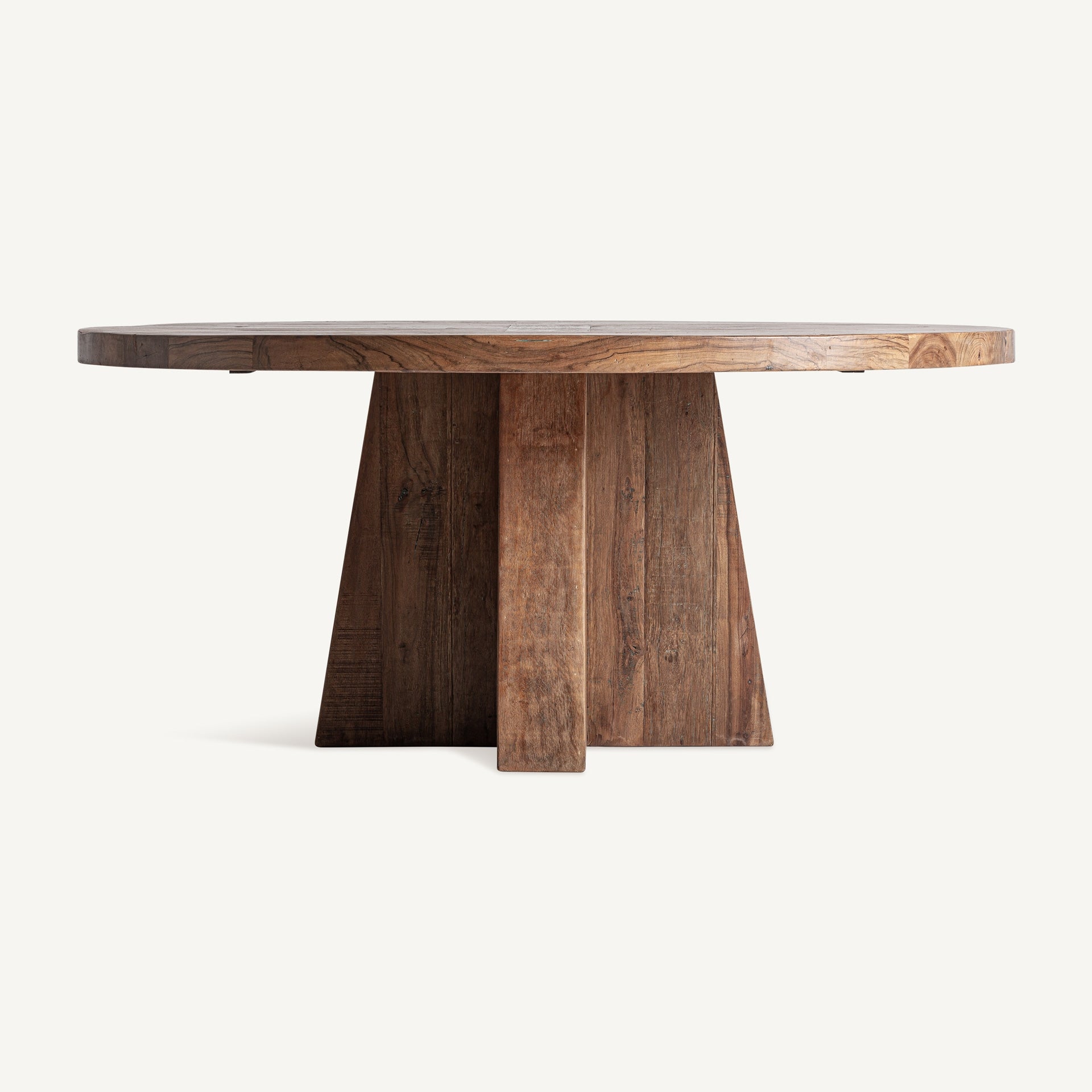 Round Table BRUTALIST Recycled Wood