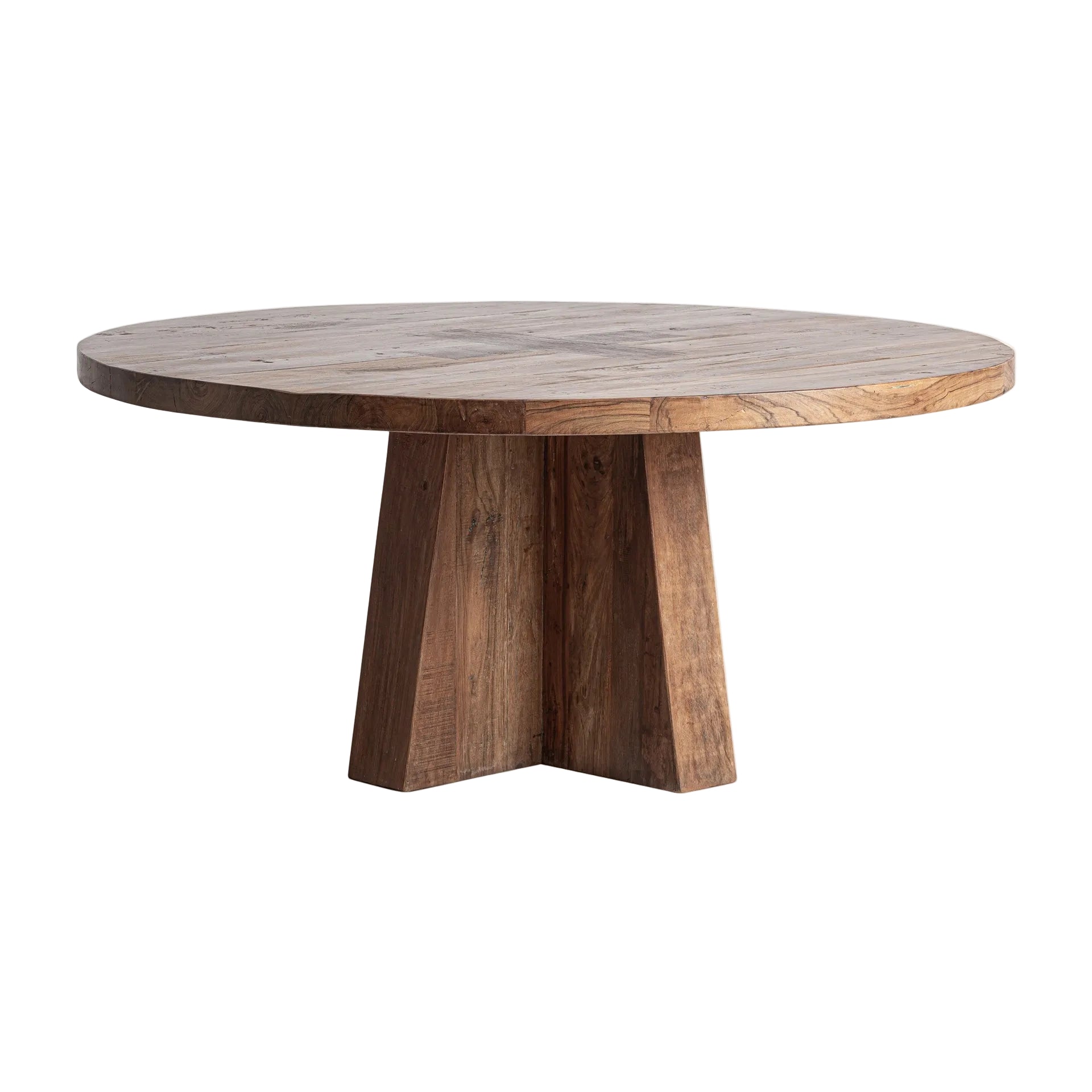 Round Table BRUTALIST Recycled Wood