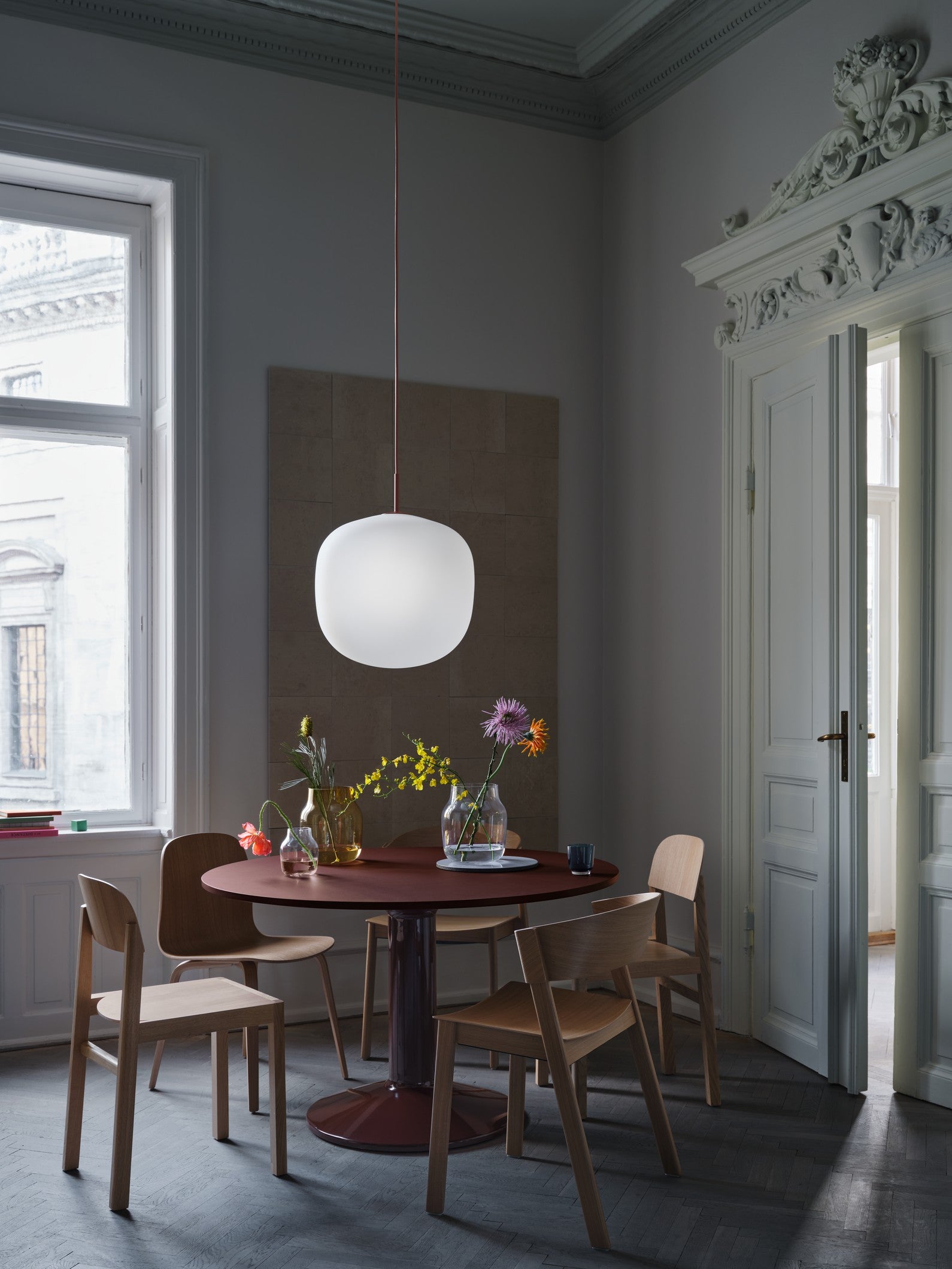 Burgundy MIDST Round Table