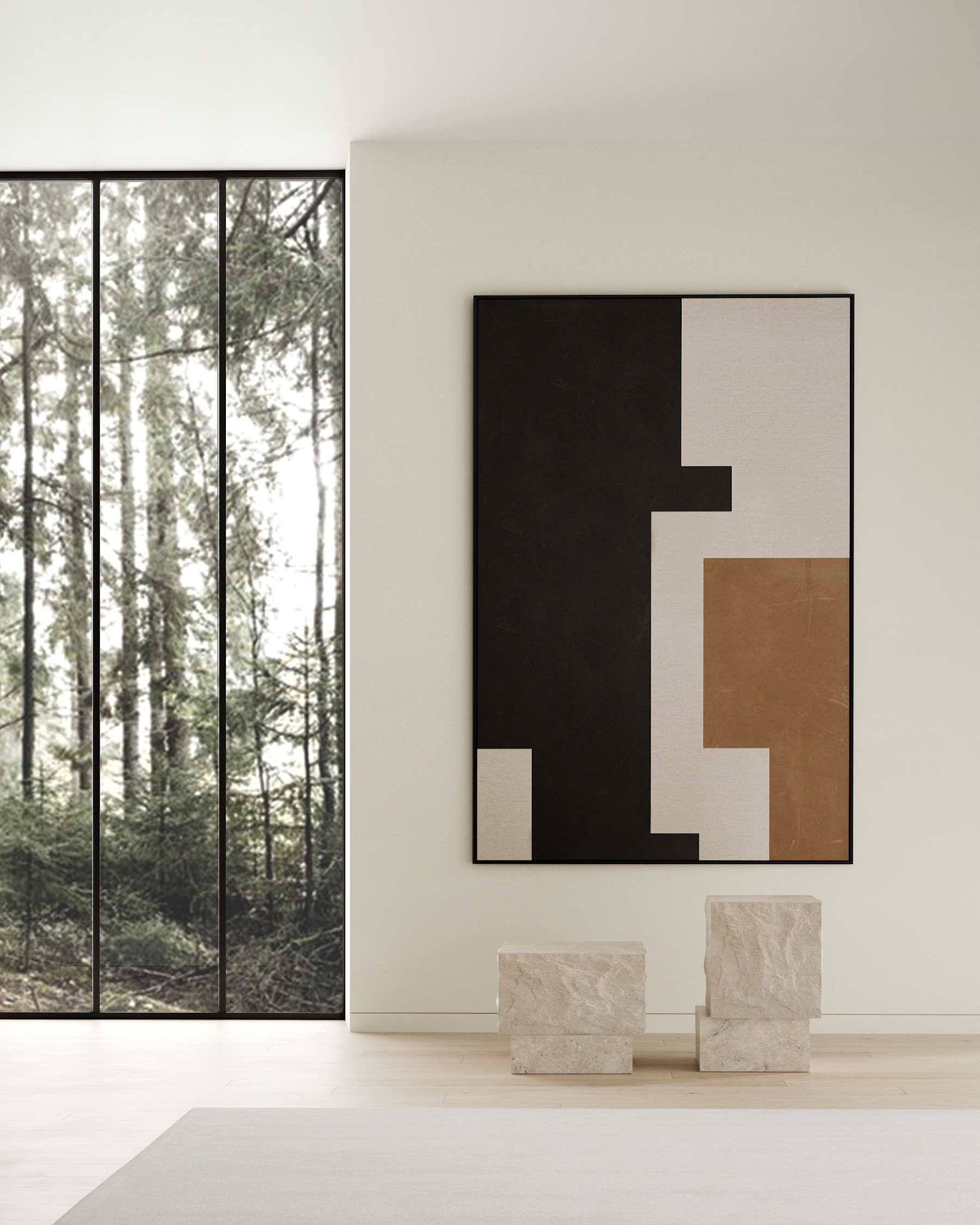 Couchtisch TEMPLE Kalkstein