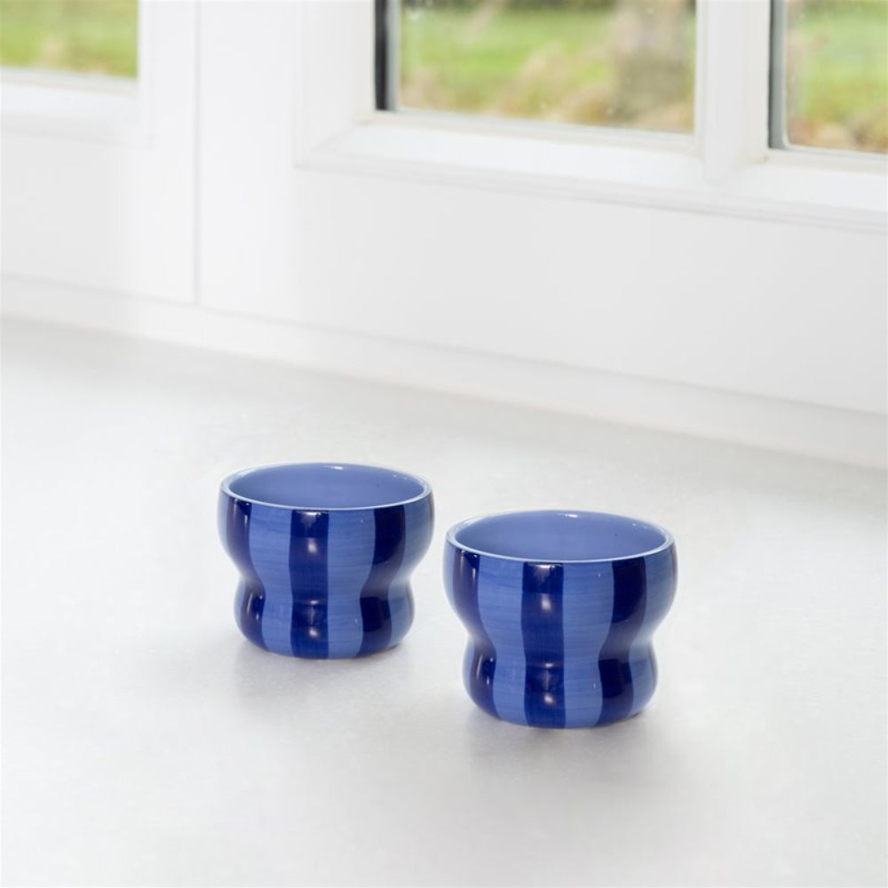 Set von Tassen CIRCUS blau