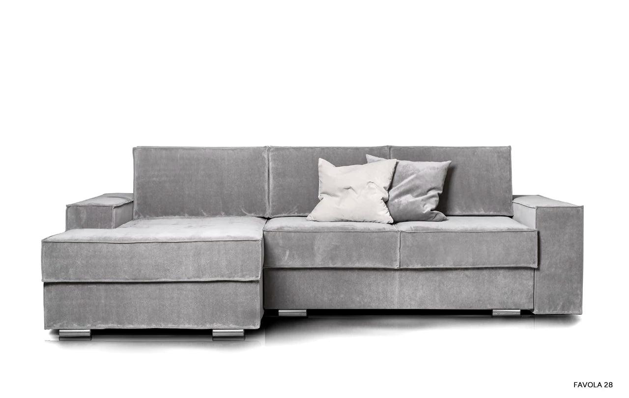 Narożnik rozkładany prawostronny TYBERIAS Rosanero    Eye on Design