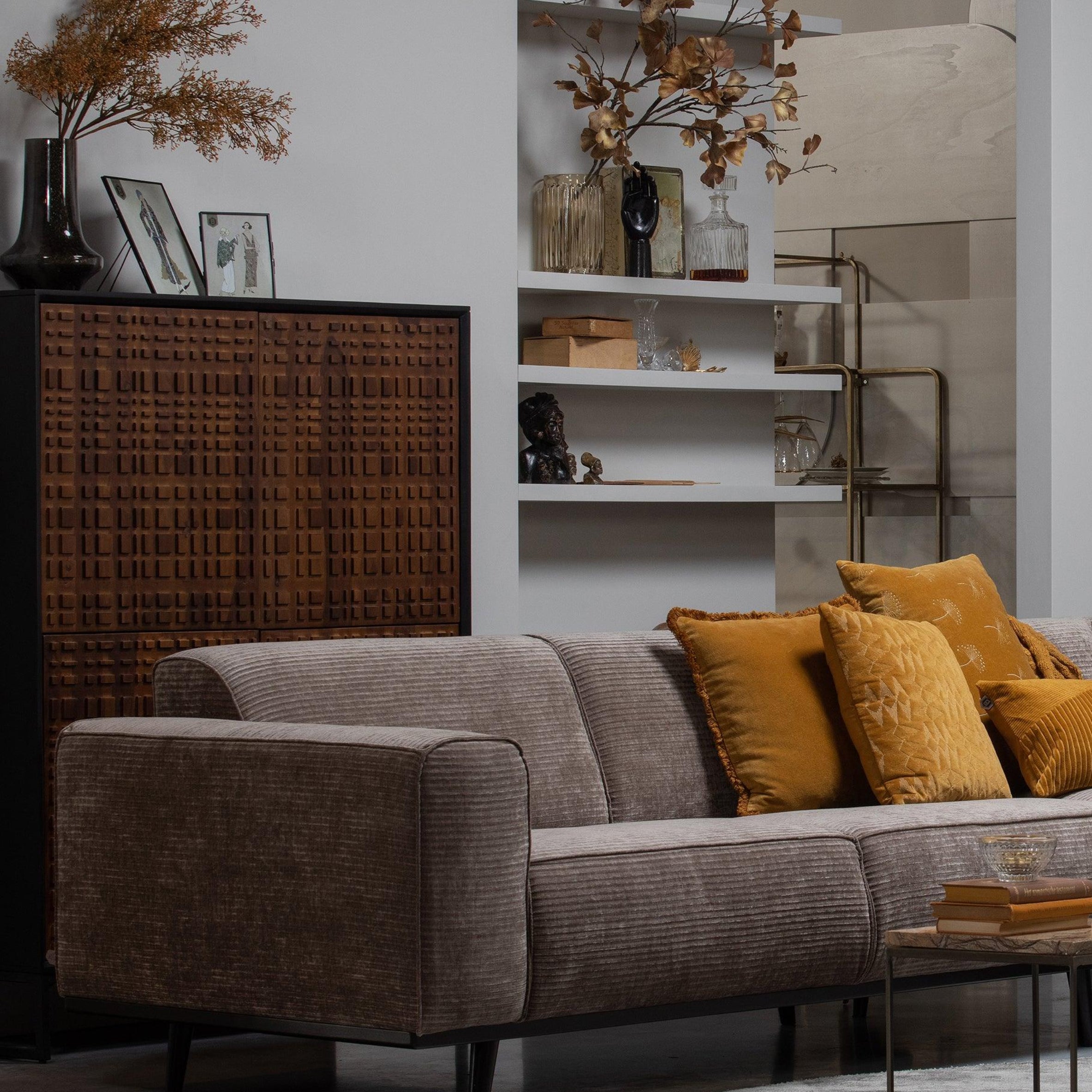 4-Seater Sofa STATEMENT Beige Melange