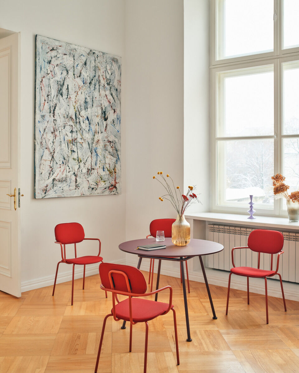 Stół okrągły NEW SCHOOL - kolor do wyboru [Milena] MDD    Eye on Design