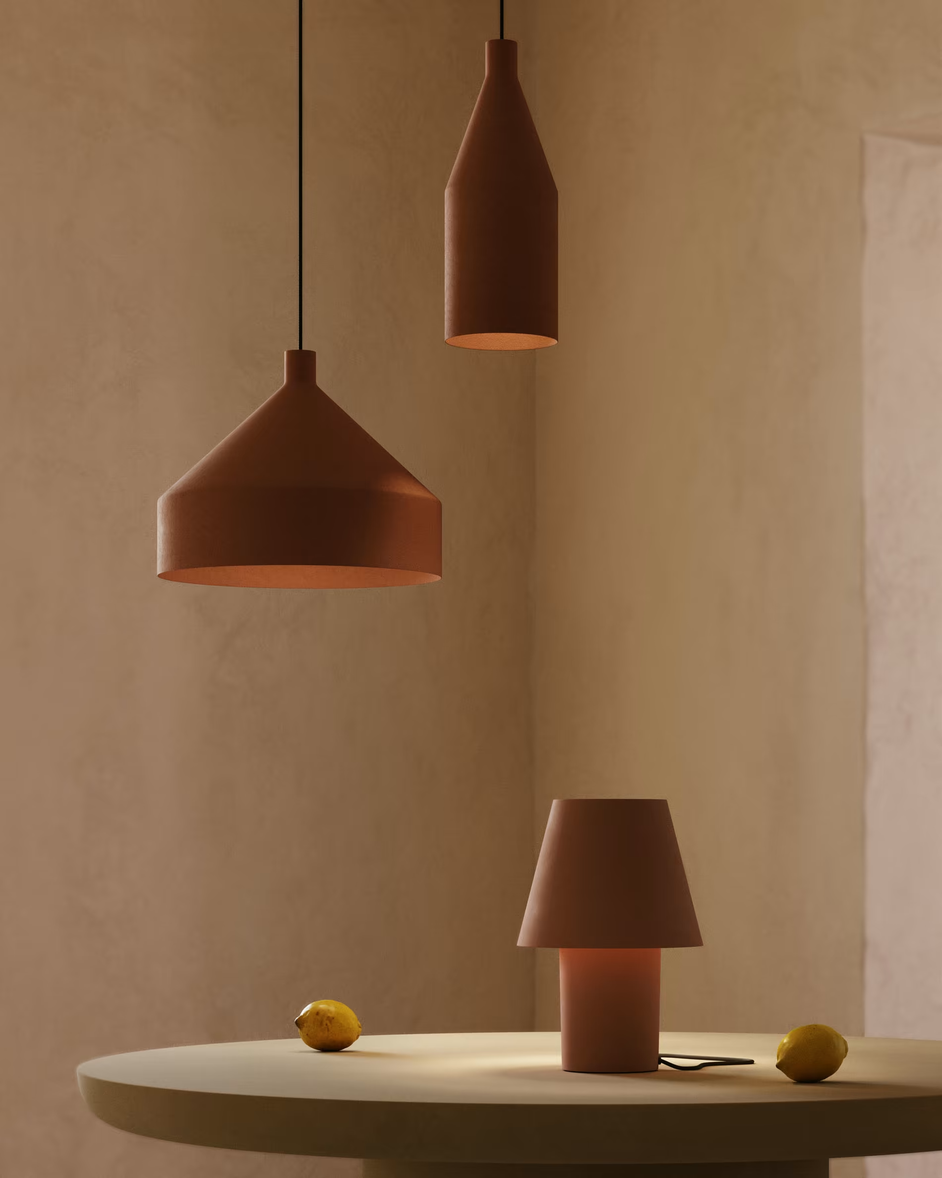 Lampa wisząca PERALTA terakotowy – Kave Home