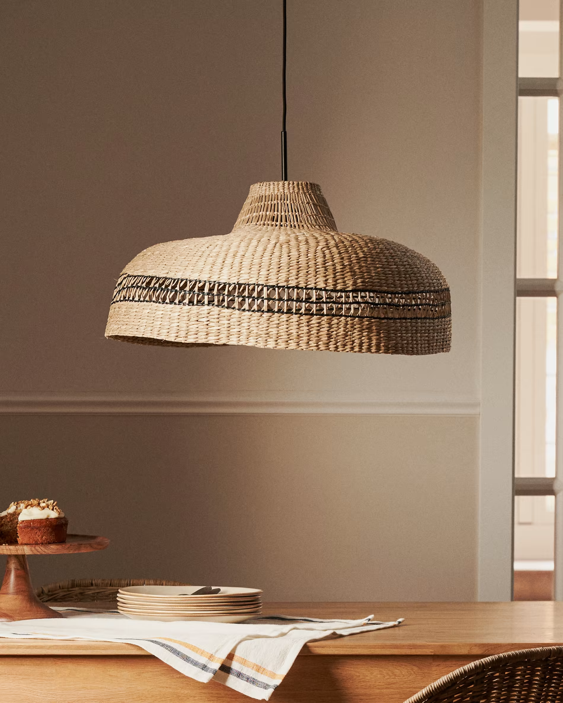 Lampa wisząca RUPIA trawa morska La Forma    Eye on Design