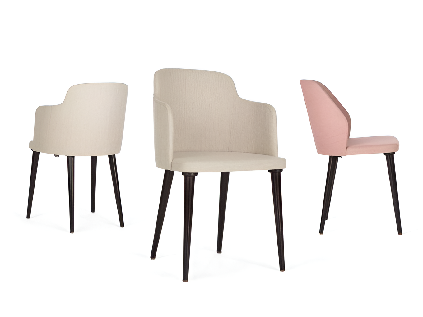 Stuhl mit Armlehnen LAGOM gepolstert