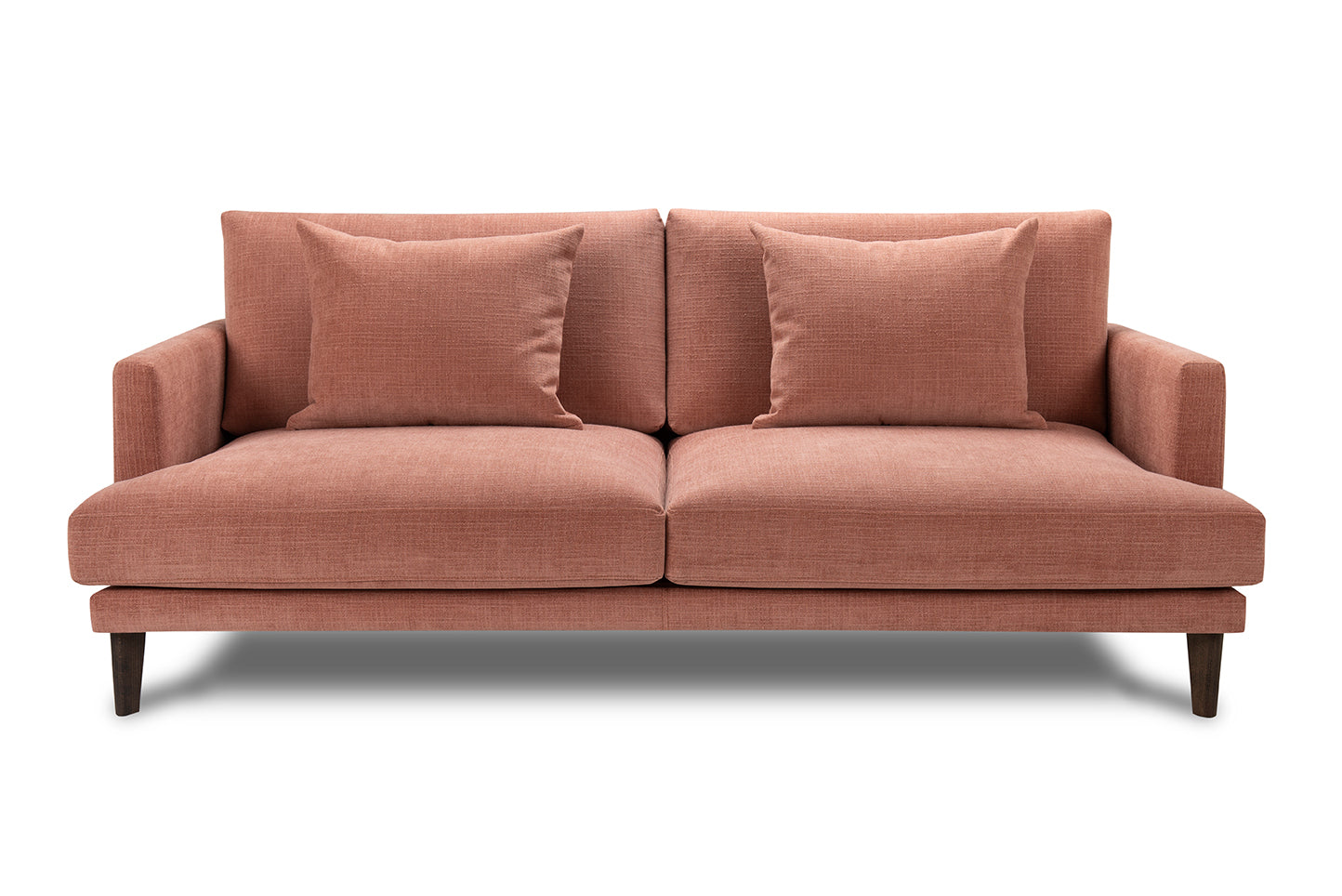 Sofa PARADISE gepolstert mit Eichenbasis