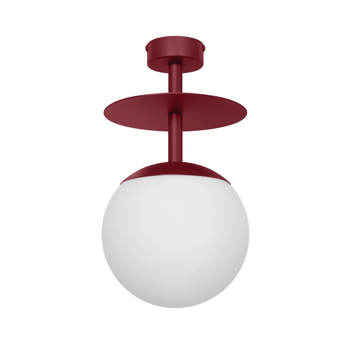 Ceiling lamp PLAAT burgundy