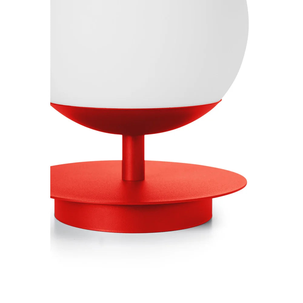 Table lamp PLAAT red-orange