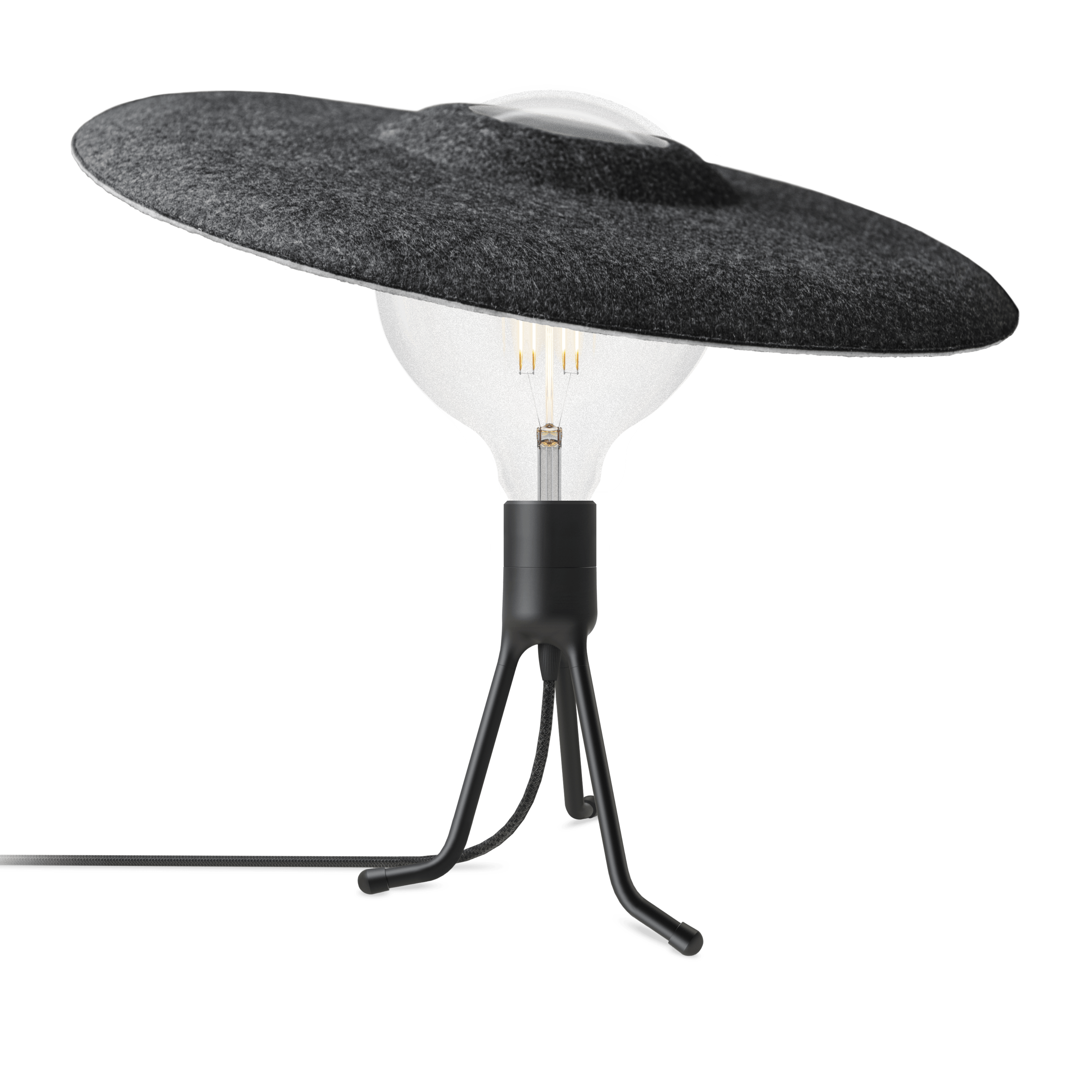Podstawa lampy stołowej TRIPOD BASE czarny trójnóg – Umage