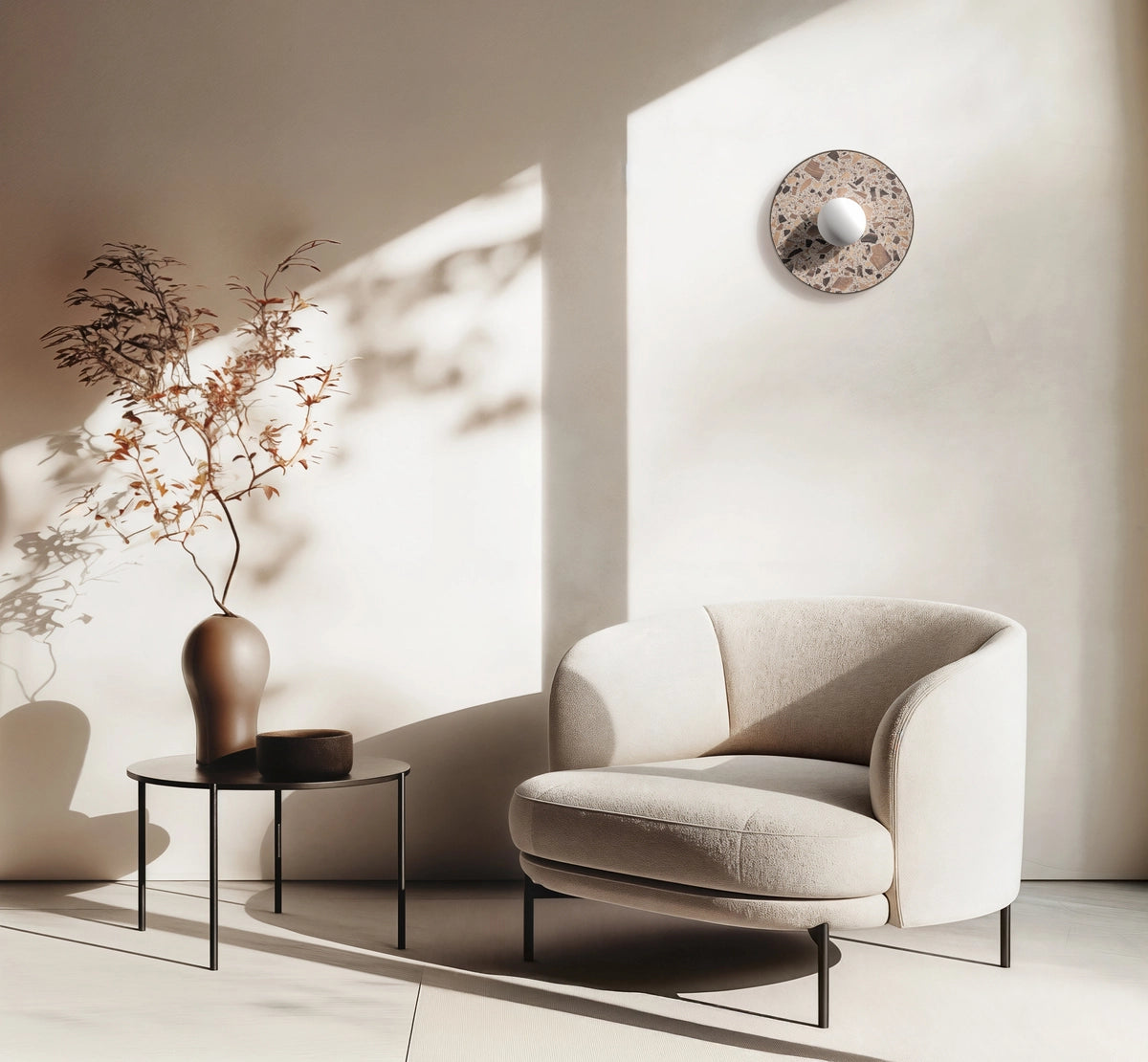 LEGRA cream wall lamp