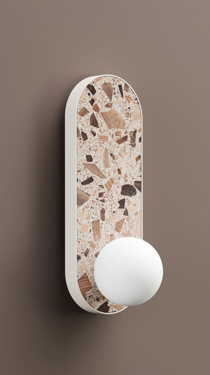 Oval Wall Lamp LEGRA Cream