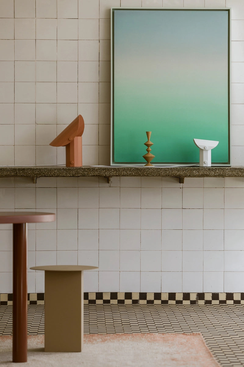 Tischlampe APOLIN gebrochenes Rosa