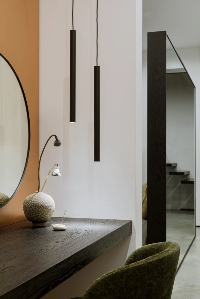 Pendelleuchte ROLL 2 schwarz