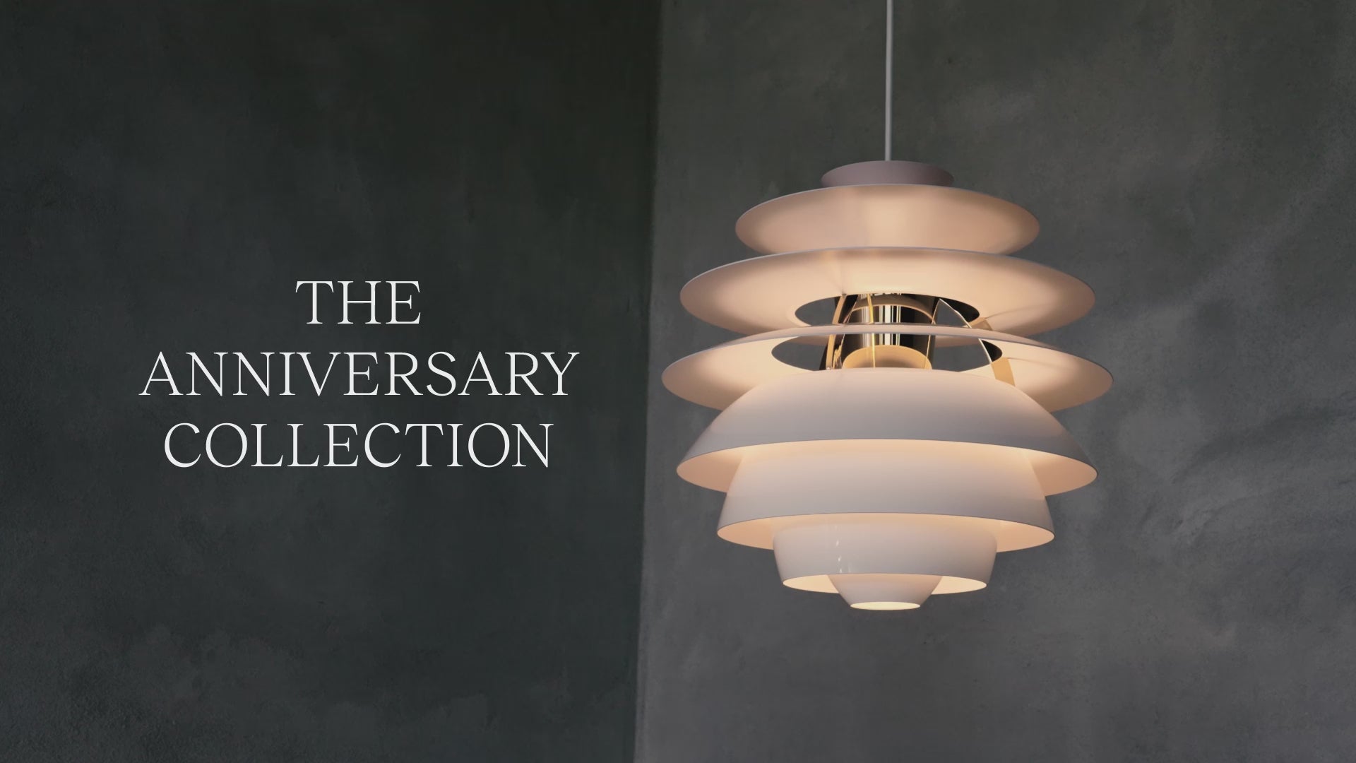 PH SNOWBALL pendant lamp dirty blue with chrome finish