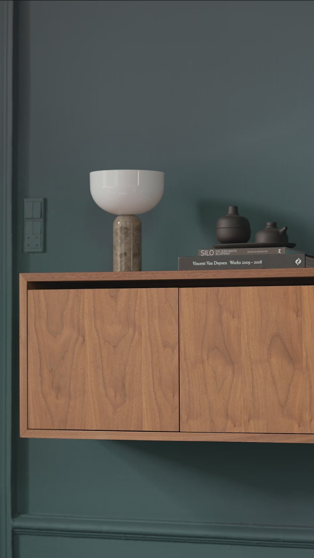 Hanging cabinet with the door New Works Oak Veneer