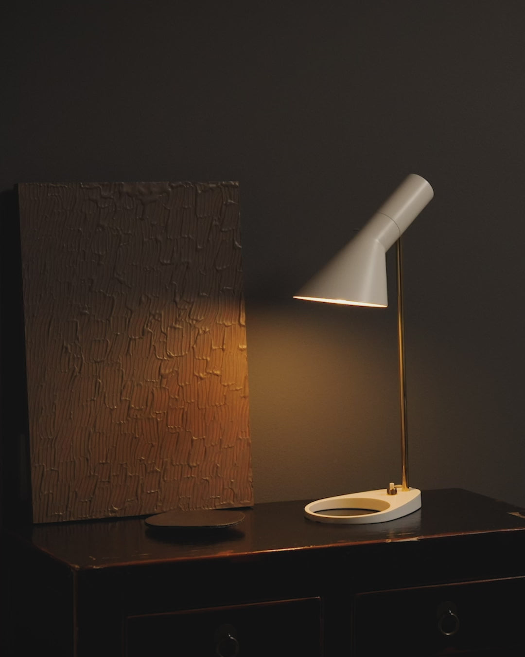 Tischlampe AJ MINI poliertes Edelstahl
