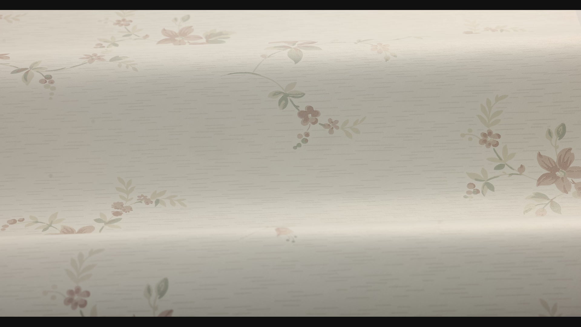 Tapete mit Pflanzenmotiv SAGA beige mit Rosa