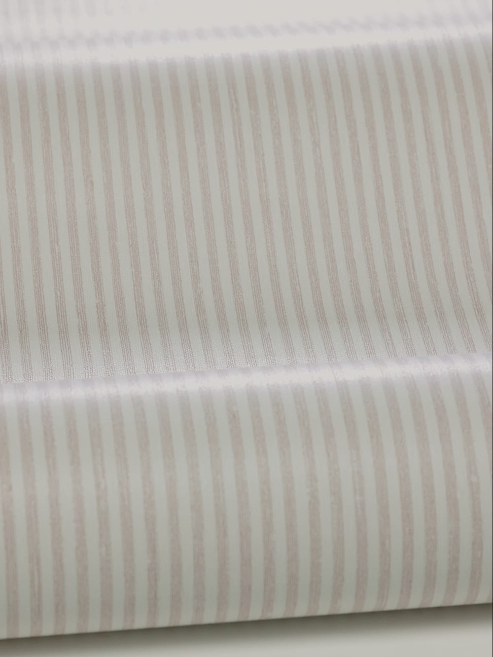 Structural wallpaper imitating striped linen POLKA STRIPE pink with beige