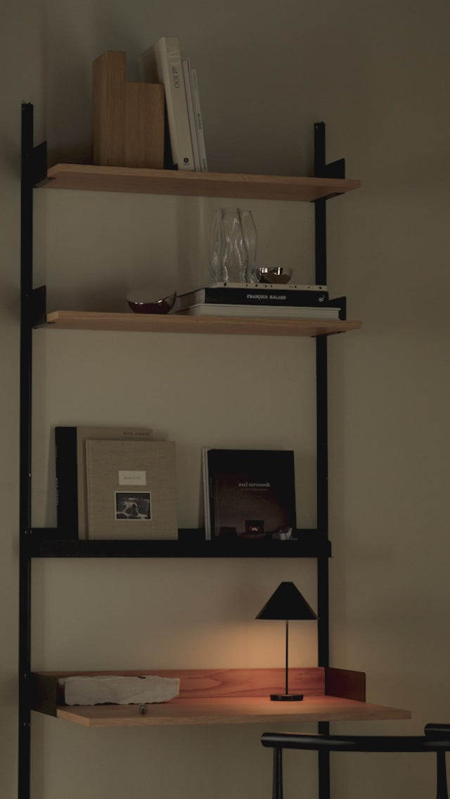 Tragbare Lampe BROLLY schwarz