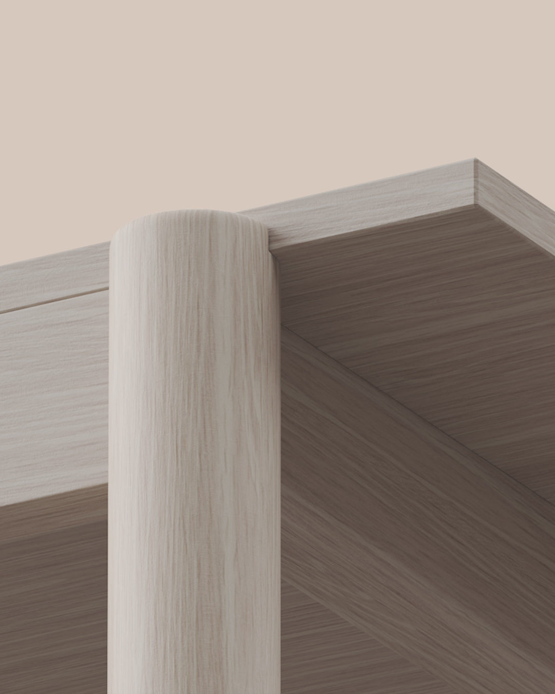 LINEAR SYSTEM Oak Veneer Office Table