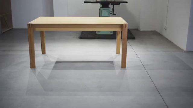 Lennox folding table oak wood