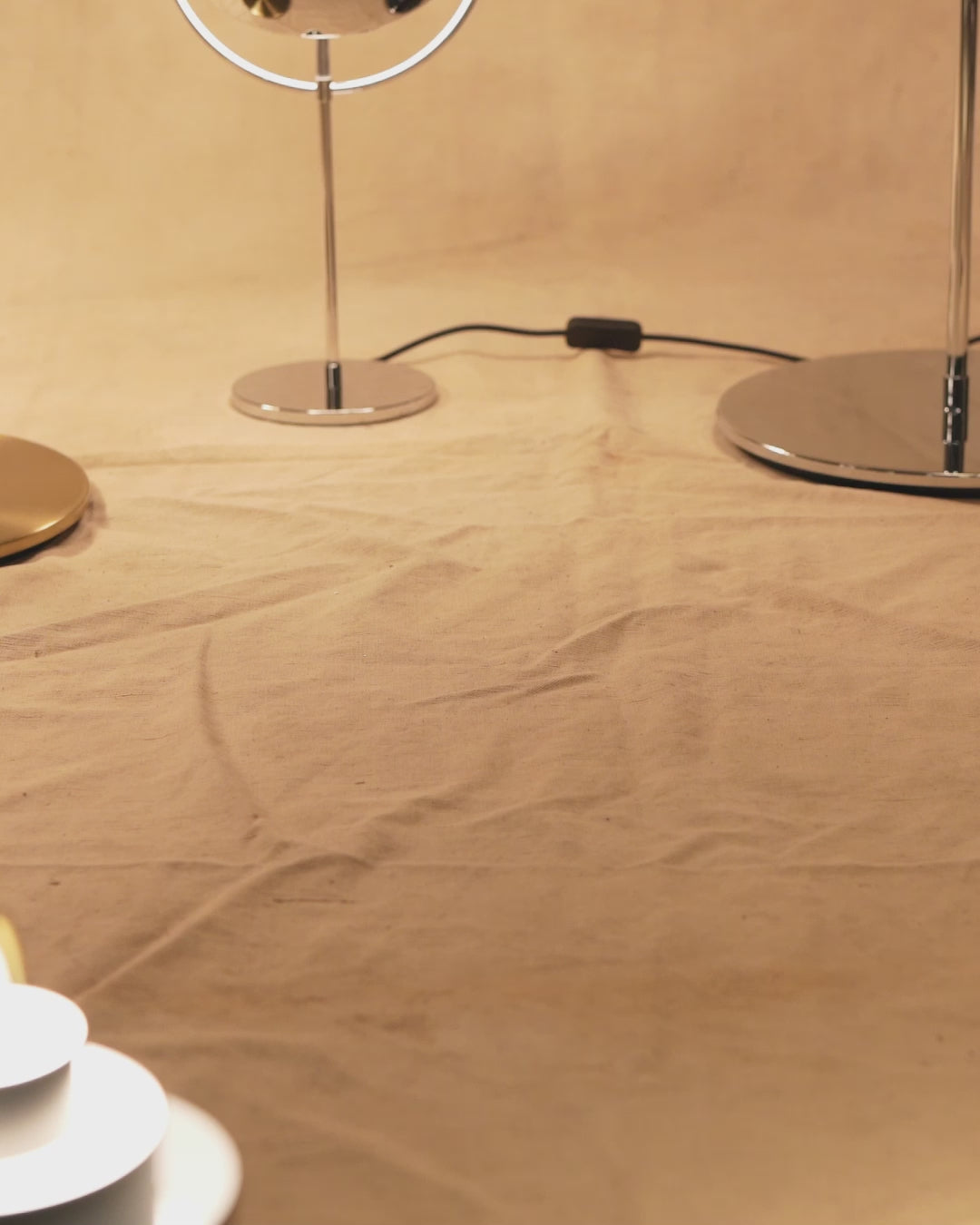 Tragbare Lampe MULTI-LITE Chrom