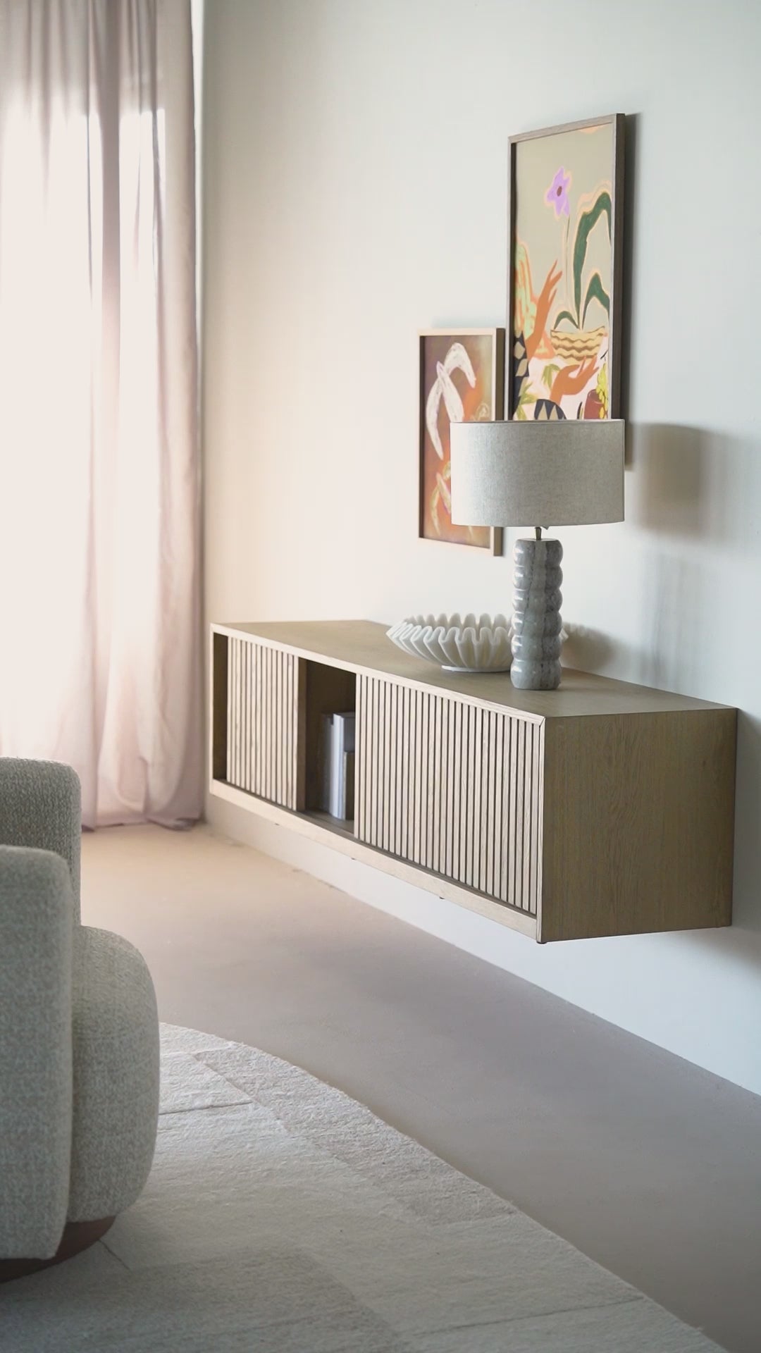 RTV-Sideboard MILO aus Eichenholz