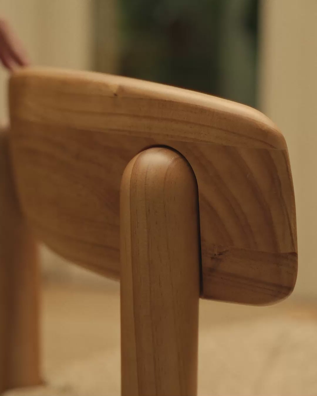 DAUMILLER Stuhl Kiefernholz mit geflochtener Sitzfläche