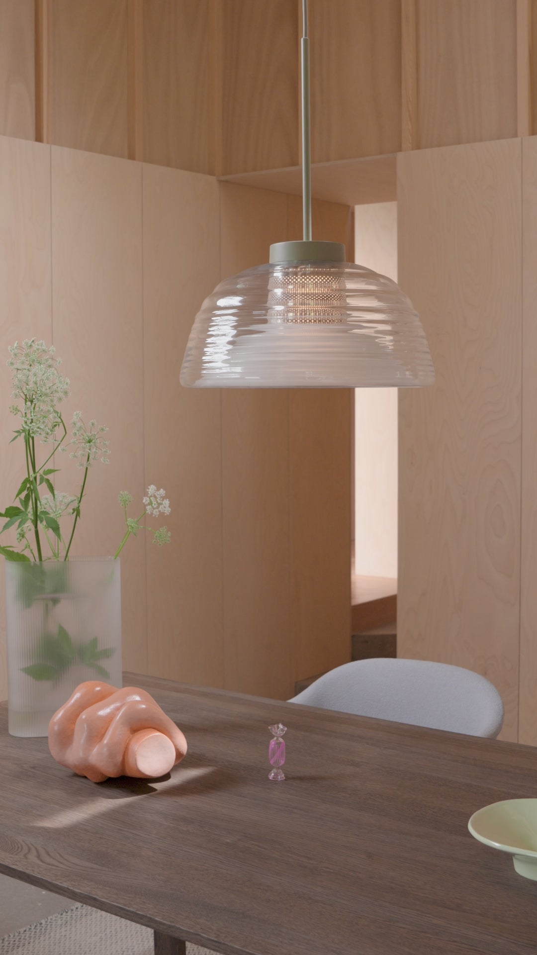 Pendelleuchte TWO-LAYER grau