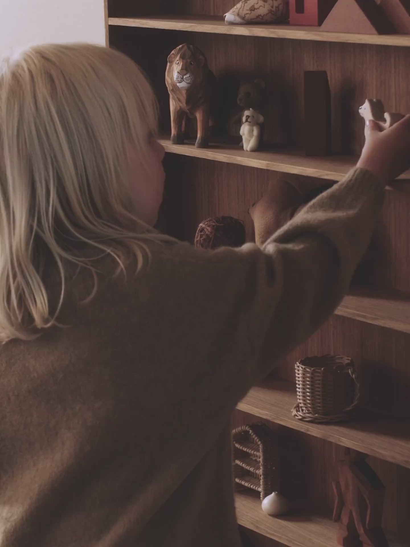 Hängeregal OVAL DORM Eiche geölt