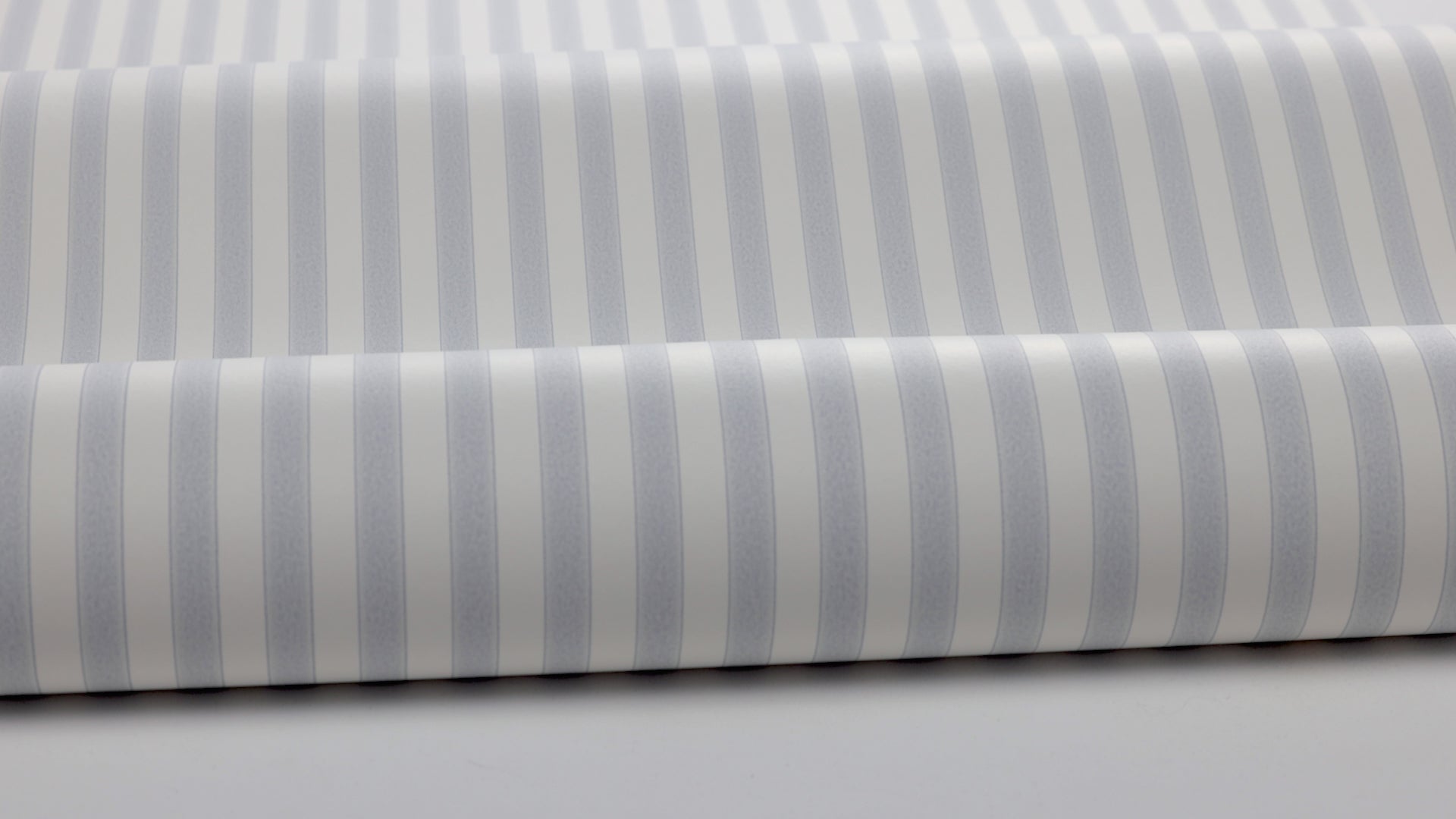 MÖLLE STRIPE Blue and Beige Striped Wallpaper
