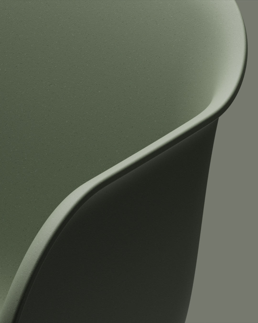 FIBER Armchair with Customizable Base in Sled Shape