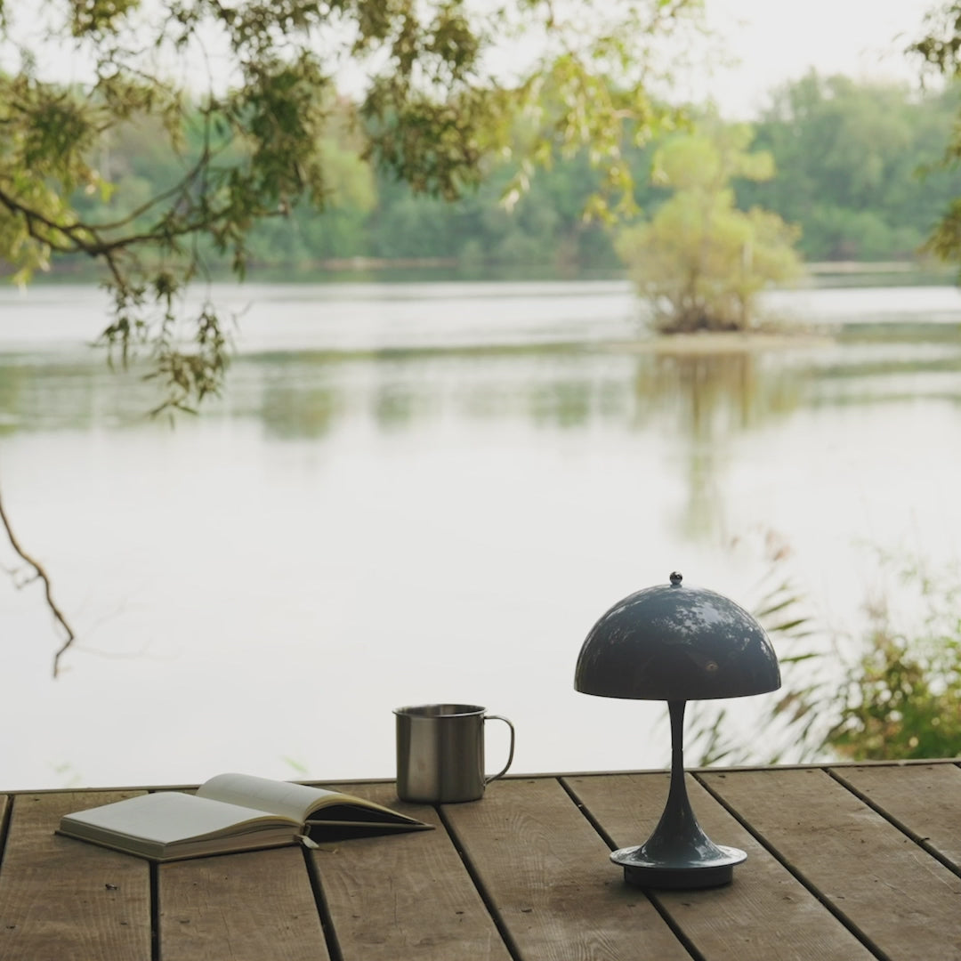 Tragbare Lampe PANTHELLA 160 schwarz