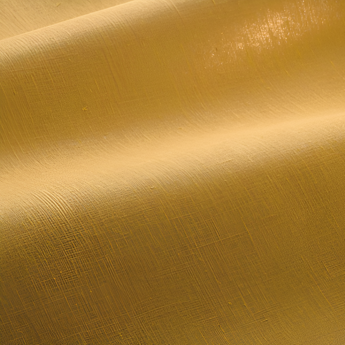 Linen textile wallpaper with opalescent effect ELARA - MUSTARD mustard