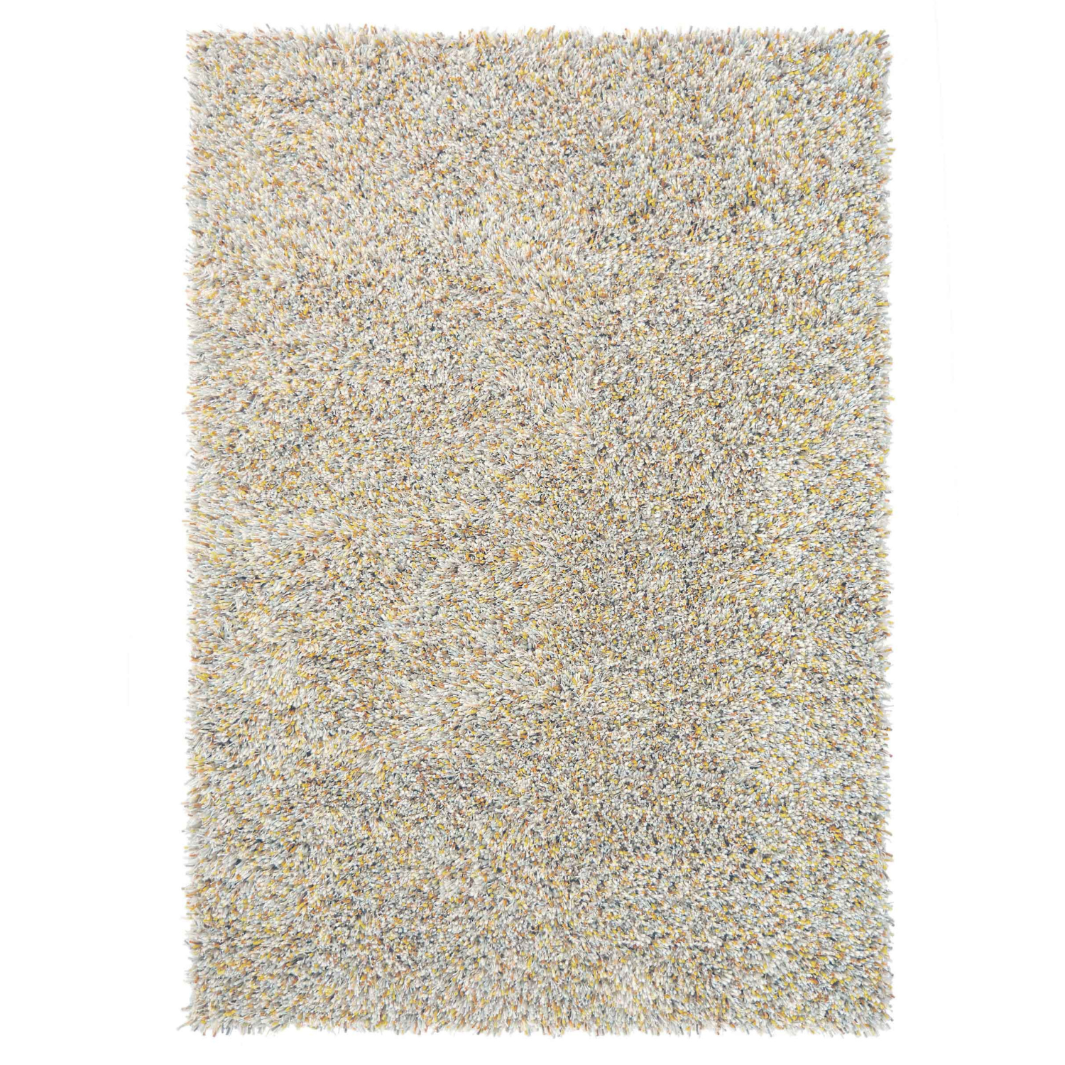 YOUNG cream-orange rug with long pile