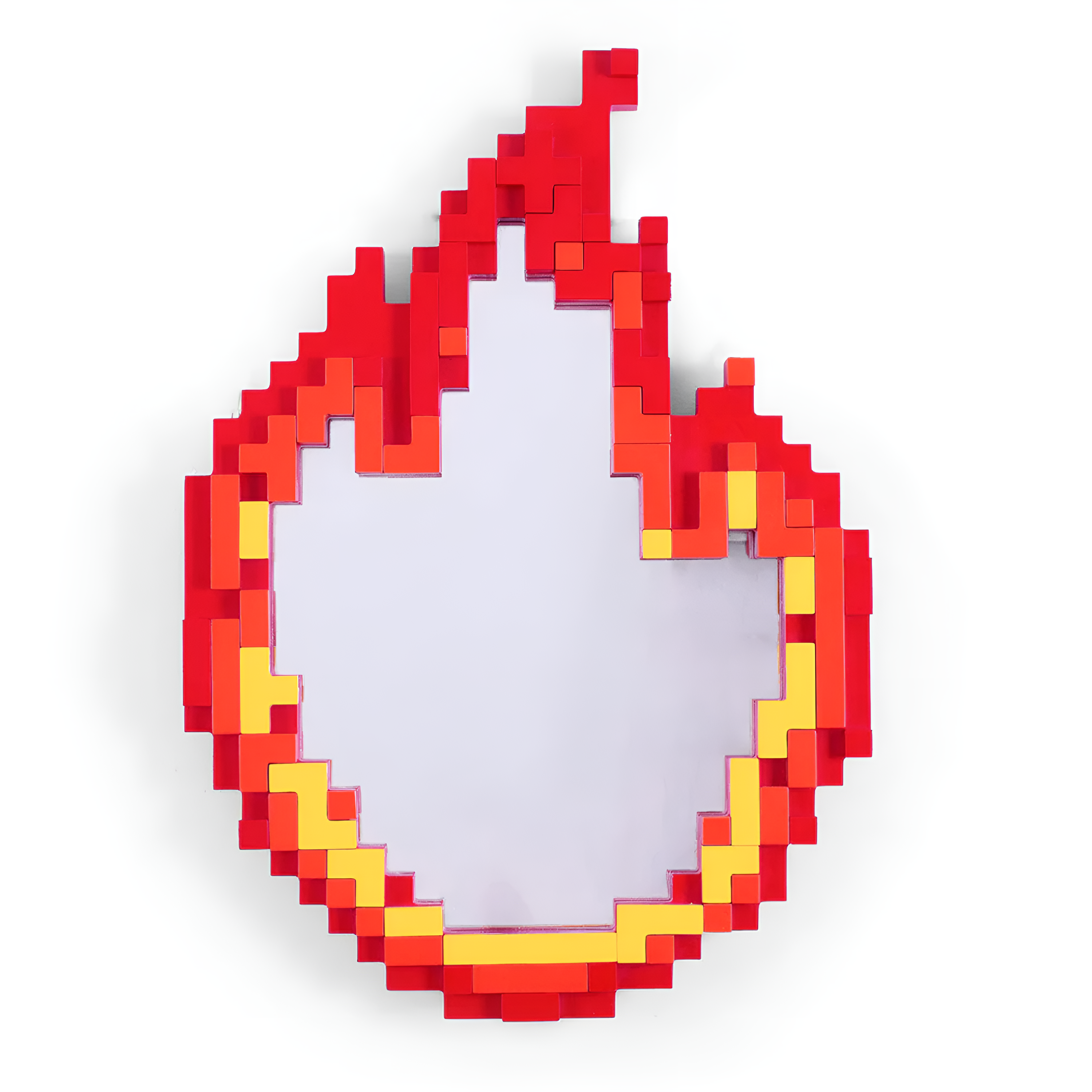 Pixel mirror - red flame