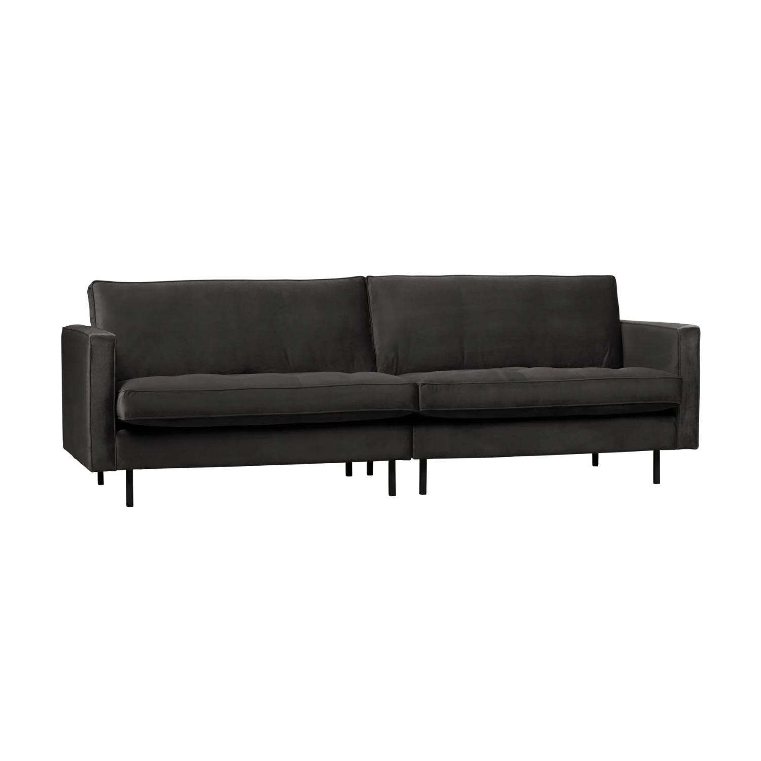 Anthracite Rodeo Classic 3rd velvet sofa