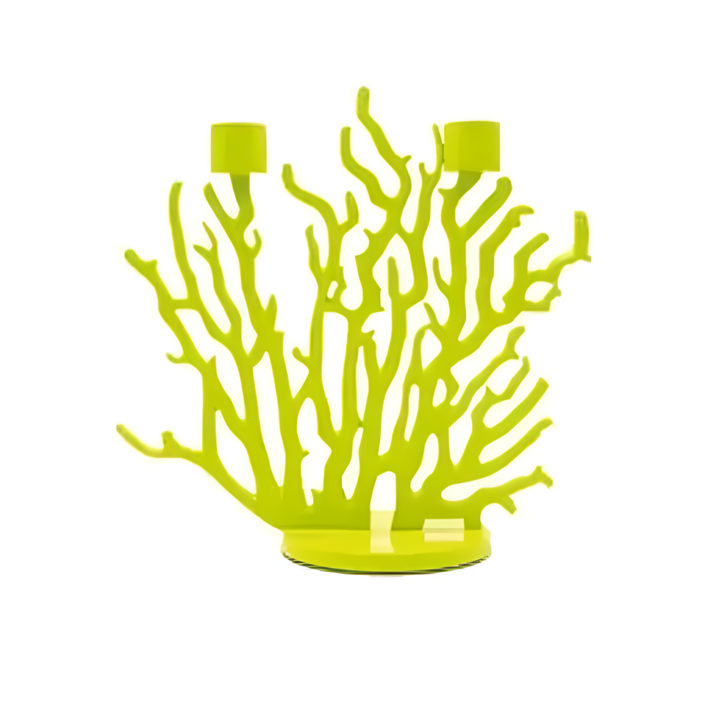 TENOCHTITLAN Kerzenständer limettengelb