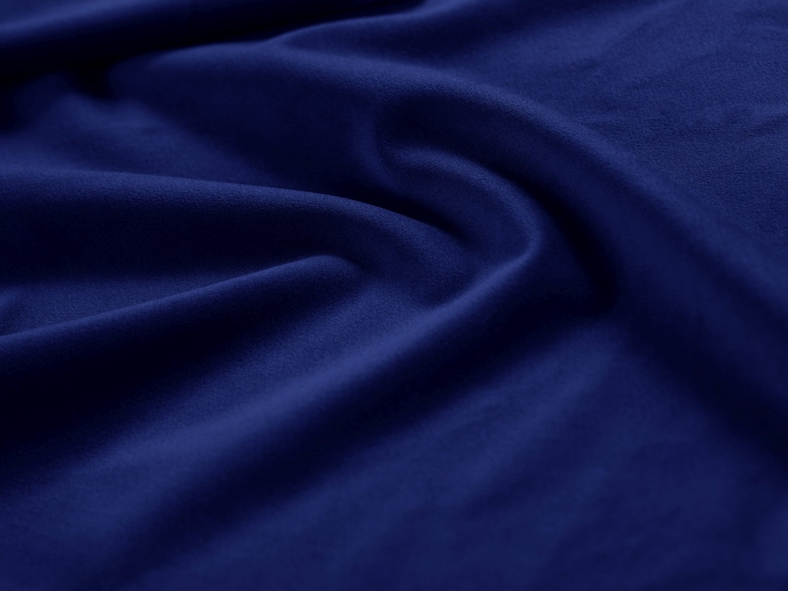 Velvet pouf GEORGIA cobalt